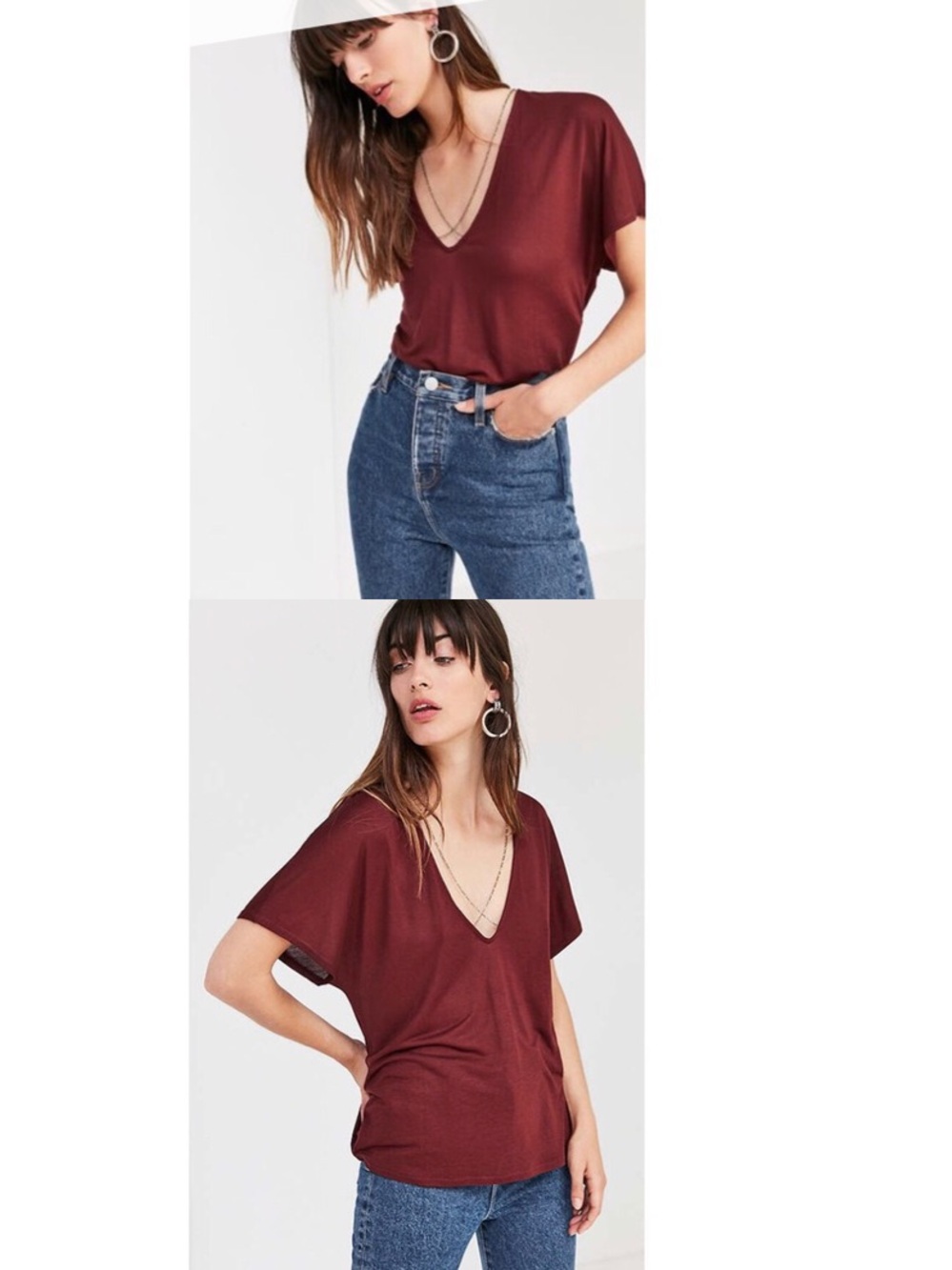 Urban Outfitters x Silence + Noise Gia Chain Front Tee